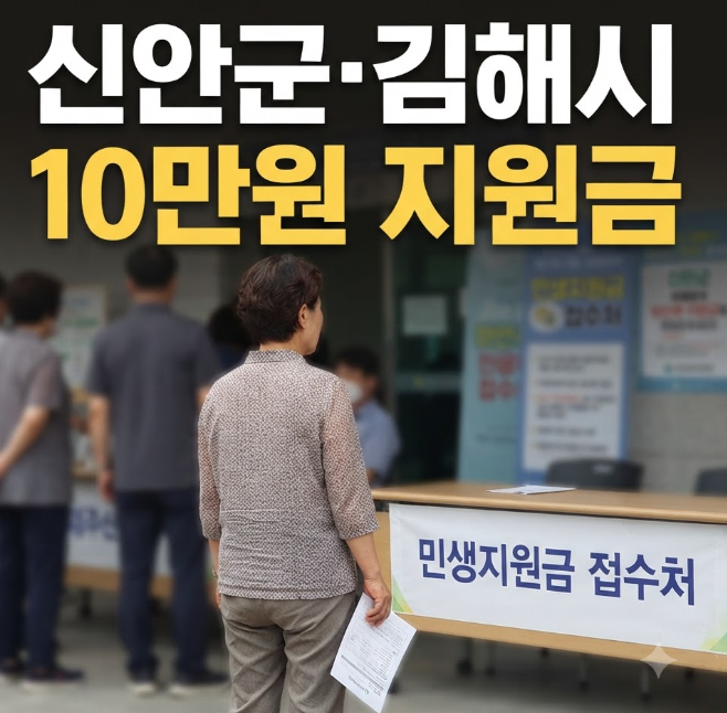 신안군·김해시 10만 원 민생지원금 신청 기간과 선불카드 사용처 총정리