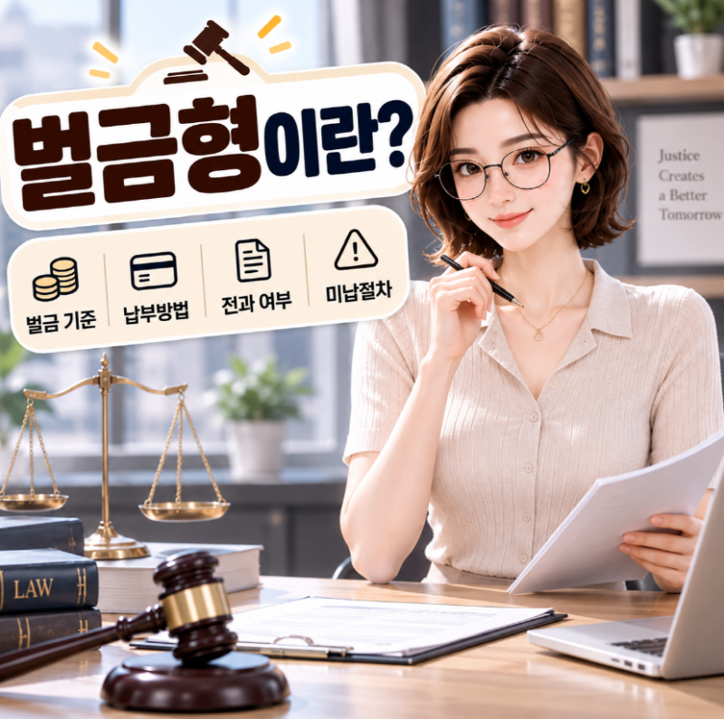 벌금형이란?｜벌금 기준·납부방법·전과 여부·미납절차
