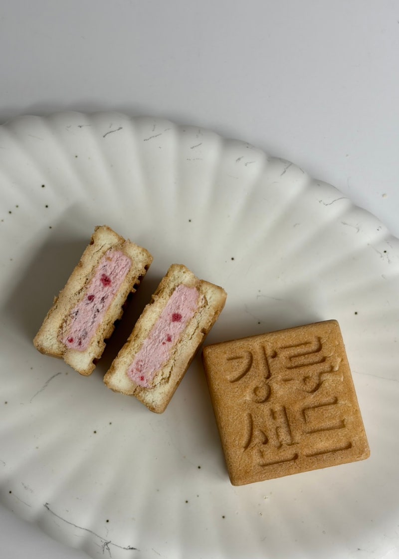 강릉 디저트 간식 강릉샌드, 강릉 여행 선물로 좋아!