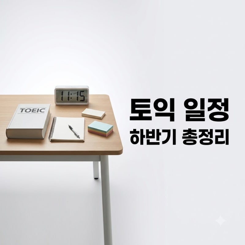 토익 2026 하반기 시험 일정부터 응시료 절약 꿀팁까지 총정리
