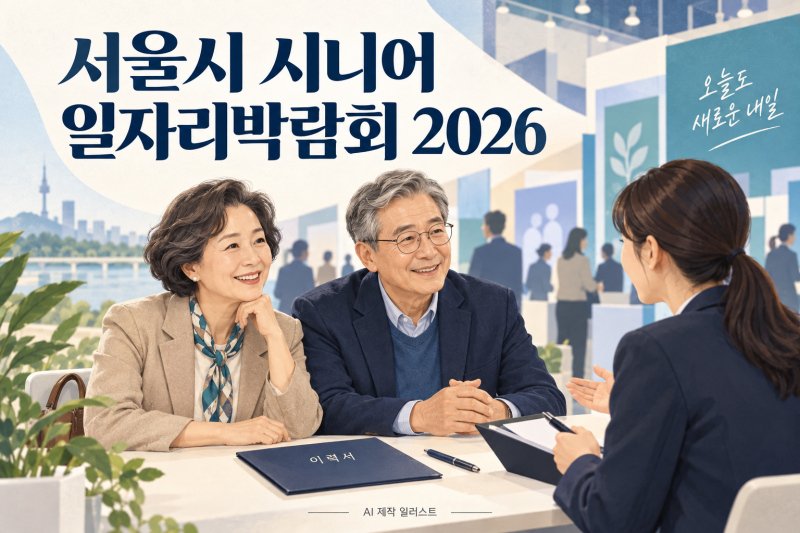 서울시 시니어 일자리박람회 2026, 사전신청과 현장등록 이렇게 준비해요