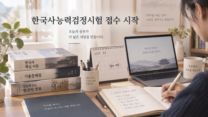 한국사능력검정시험 일정 확인했나요? 한능검 접수부터 1·2·3급 기준까지
