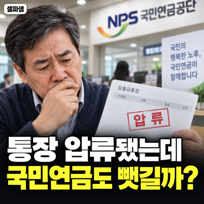 “통장 압류됐는데 국민연금도 뺏길까?”…250만원 지키는 ‘안심통장’