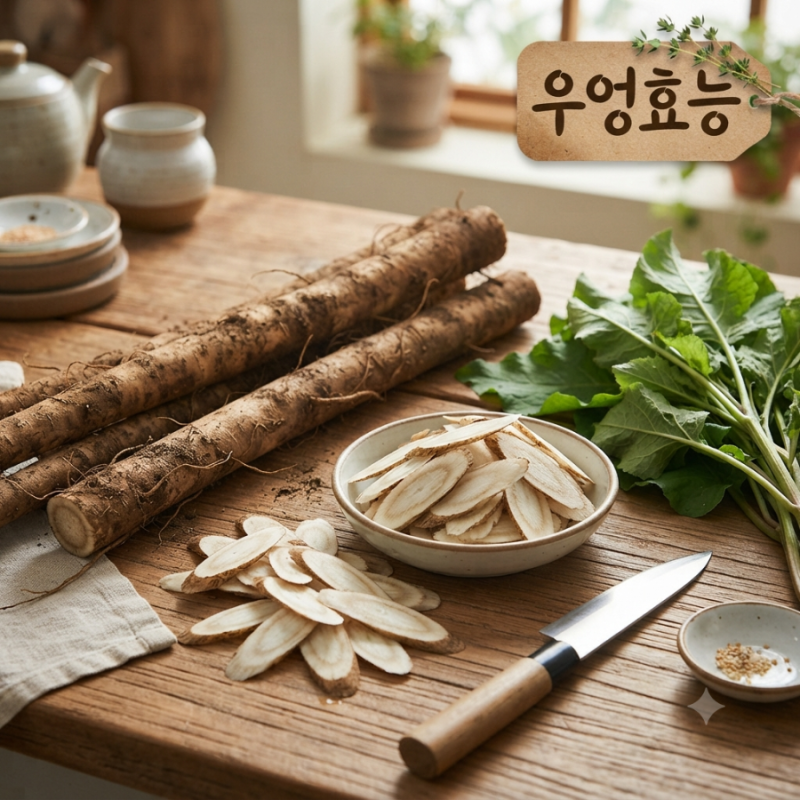 우엉효능 어디에 좋을까? 우엉차 효능과 영양성분 부작용까지