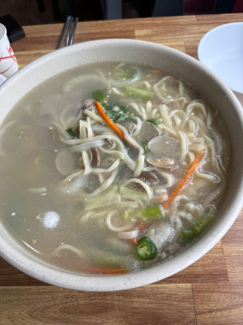 오이도 칼국수 맛집ㅣ맛자랑칼국수 본점, 바지락칼국수 먹고 재방문한 곳(전용주차장 무료....