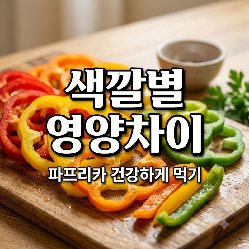 파프리카 색깔별 영양 차이와 건강하게 먹는 방법 총정리