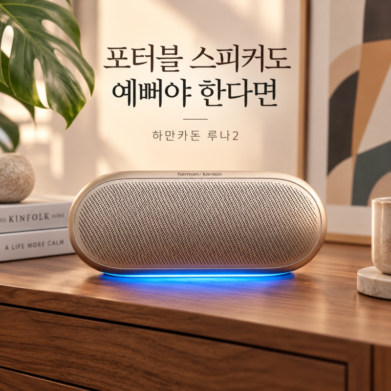 포터블 스피커도 예뻐야 한다면, 하만카돈 루나2