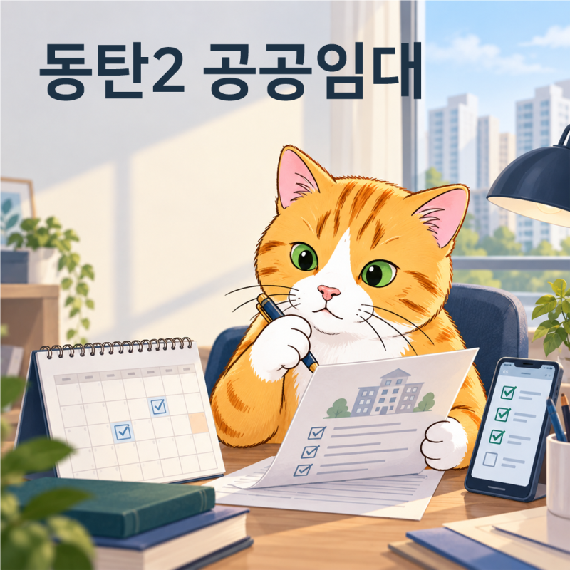 [화성동탄2 공공임대] 소득·자산 없이 무순위 추첨, 9월 접수