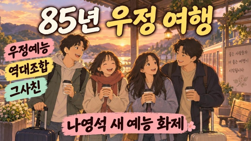 나영석 새 예능 그냥 사람 친구, 이서진 한지민 20년 우정이 기대되는 이유