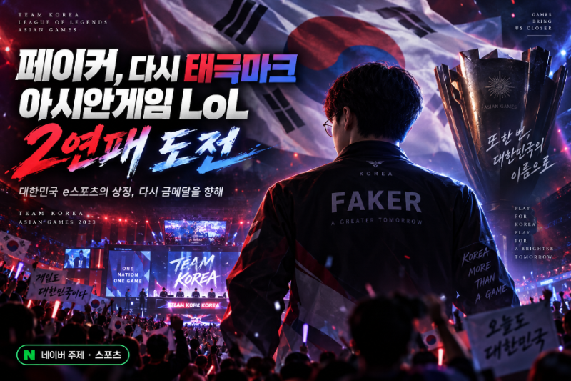 페이커 다시 태극마크…아시안게임 LoL 2연패, 한국 드림팀 얼마나 강할까?