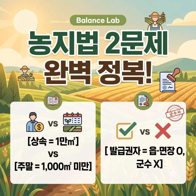 공인중개사 2차 과목 공법 | 농지법 [용어의 정의  및 농지의 소유/ 농지의 이용 및 보전]