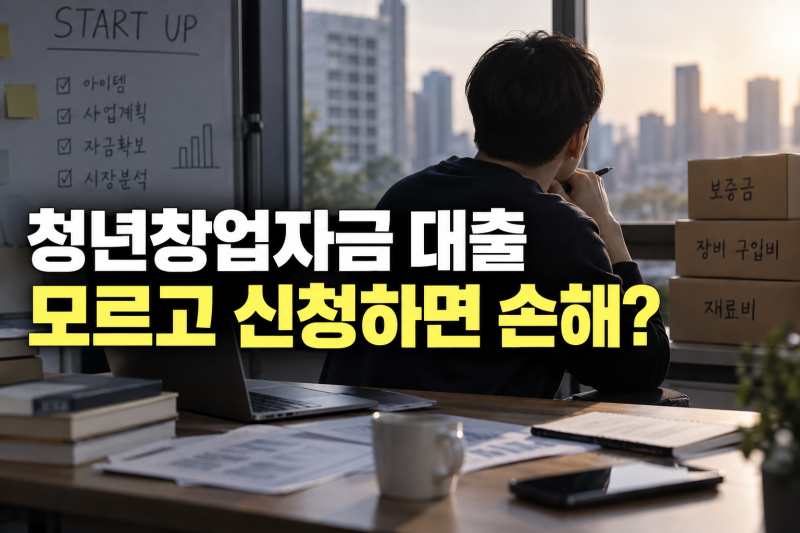 청년창업자금 대출, 모르고 신청하면 손해? 꼭 확인할 5가지