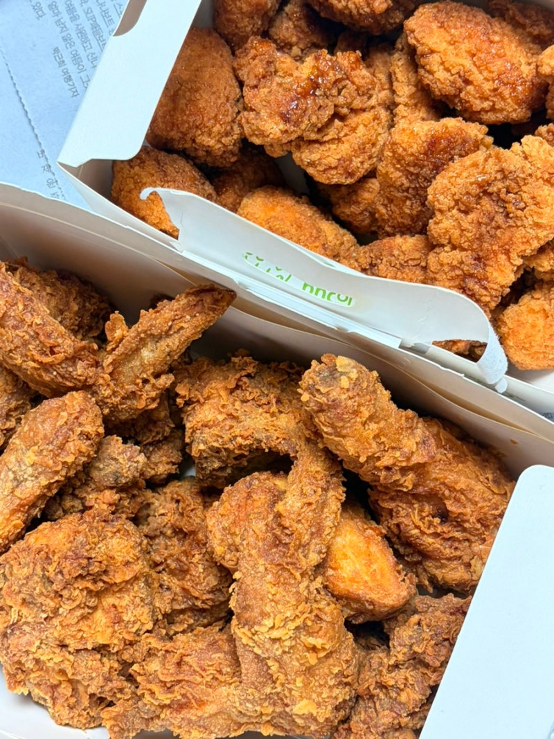 BHC 핫 후라이드치킨 & 쏘이갈릭킹(오리지널) 순살 주문 후기 : 주말을 마무리하는 가장 완벽....