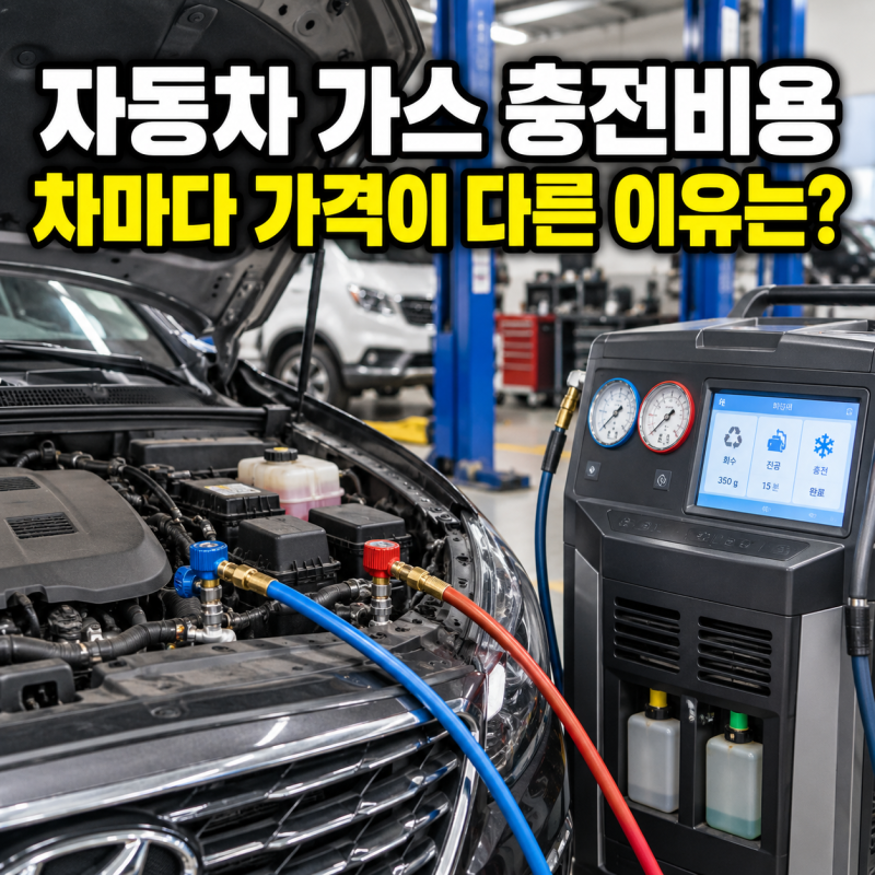 자동차 가스 충전비용 자동차마다 가격이 다른 이유는?