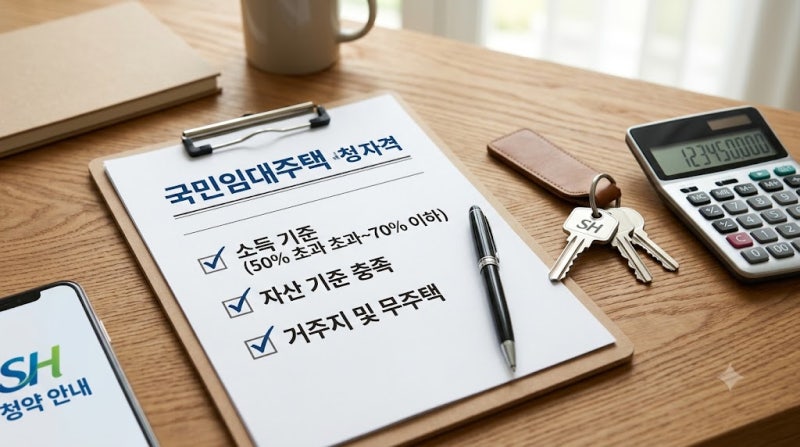SH 국민임대주택 후순위 신청 조건 완벽 정리, 소득 기준과 접수 유의사항