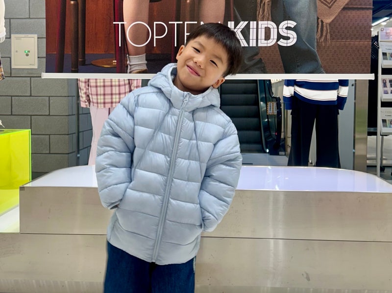 탑텐키즈패딩 에어테크 보온성, 가성비 갖춘 가벼운 남아점퍼 추천하는 가을 주니어옷