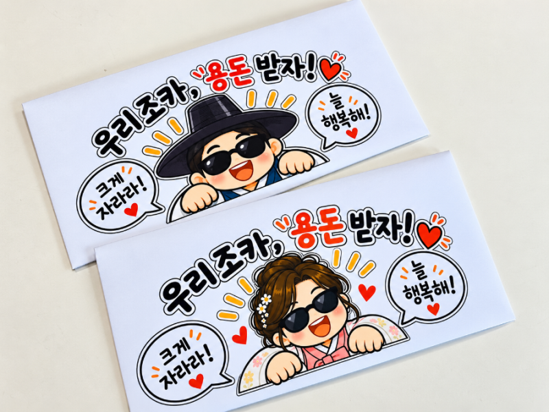 추석 용돈봉투 센스있게 준비하기｜부모님·조카 명절 용돈봉투 이미지