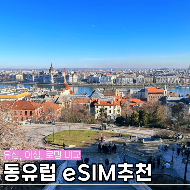 동유럽 esim 추천, 유심 이심 로밍 장단점 솔직 비교