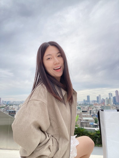 Cluny Suede Jacket in Sand Beige Worn by aespa Winter: A 155cm User's Real Review