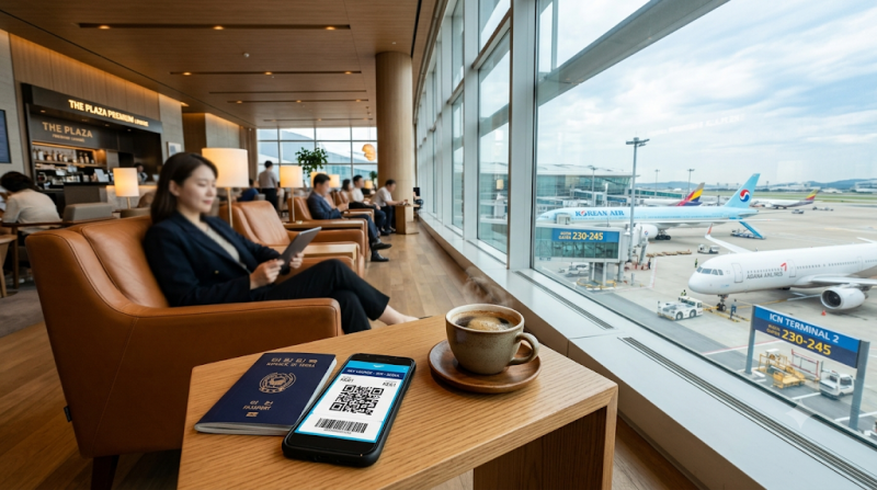 인천공항 라운지 무료 이용, 더 라운지 앱 카드 등록부터 QR 입장까지 총정리