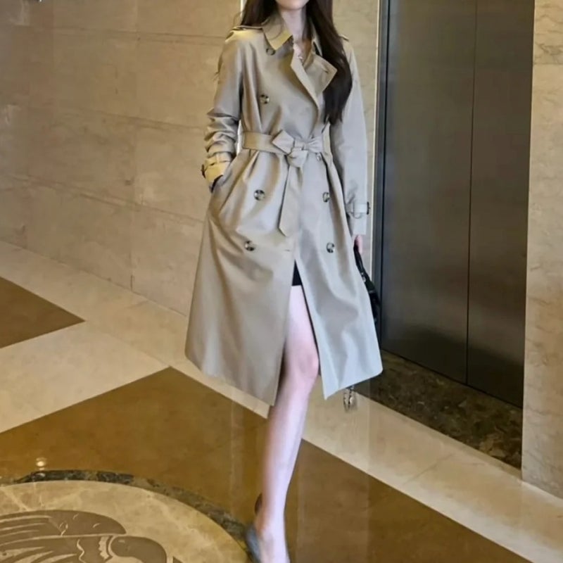 여성 버버리 워털루 트렌치코트 사이즈 가을 준비 완료