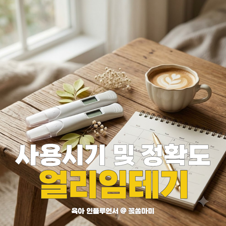 얼리임테기(임신테스터기) 사용시기, 너무 빨랐나? 정확도는?