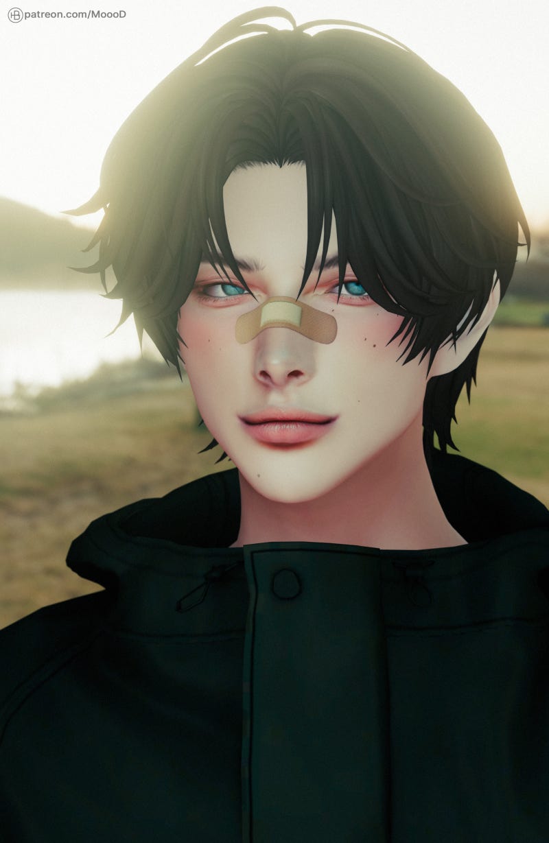 [심즈4] MoooD Maxis Match Hair N15 : 네이버 블로그