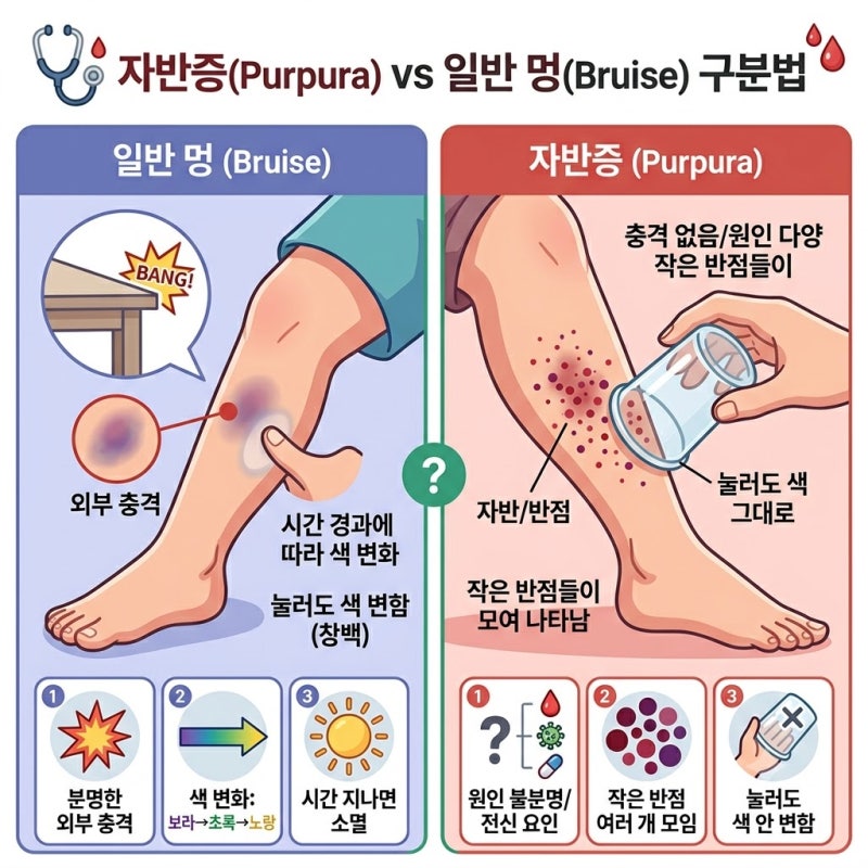 피부 아래 출혈, '자반증'이란 무엇일까요?