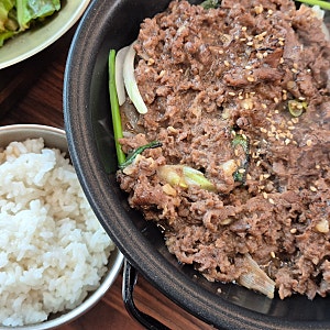 언양 모도리 소불고기 정식, 늦은 점심이지만 행복했습니다