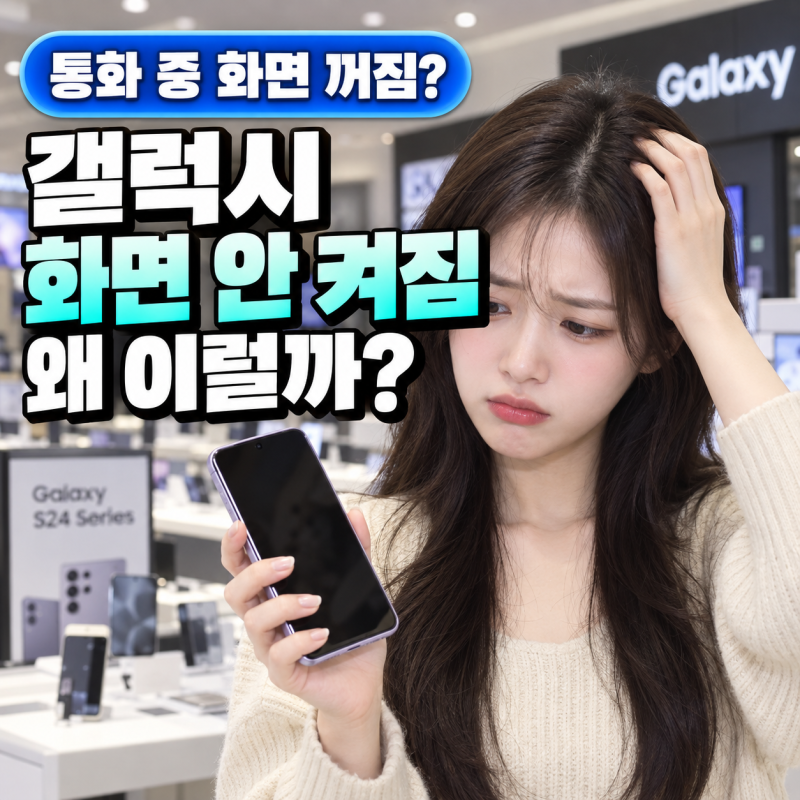 갤럭시 통화 중 화면 꺼짐·안 켜짐 해결법, 서비스센터 가기 전 꼭 확인하세요!