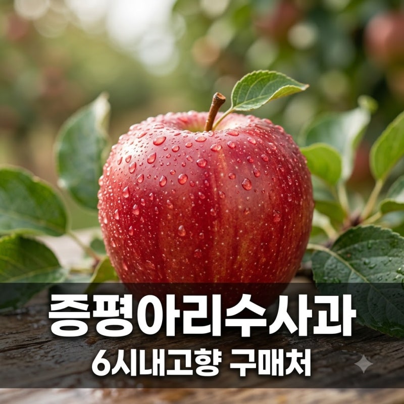 "이렇게 아삭할 수가".. 6시 내고향 나온 증평아리수사과 구매처 정체