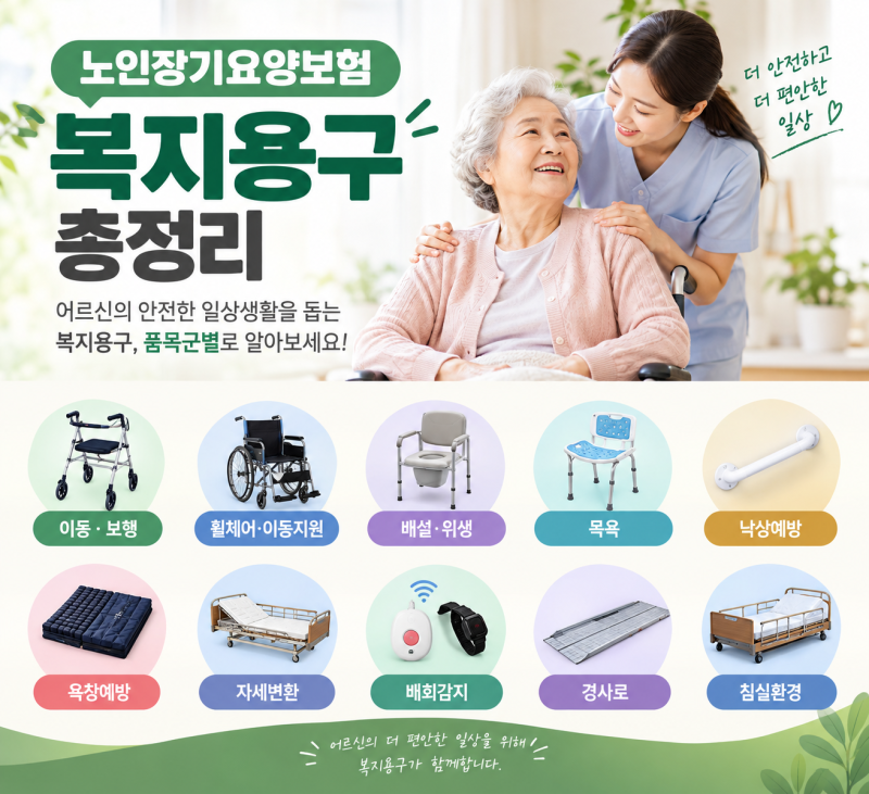 노인장기요양보험 복지용구 총정리
