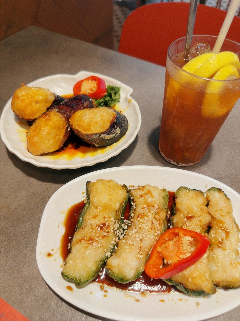 홍콩 몽콕 맛집, 딤딤섬 메뉴 추천 가지딤섬 고추딤섬