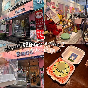 대전 시청역 둔산동 당일 레터링케이크 BINGO 빙고케이크