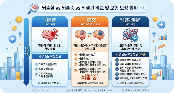 [보험 필수 정보] 뇌출혈 vs 뇌졸중 vs 뇌혈관질환, 내 보험 보장 범위는 안전할까?