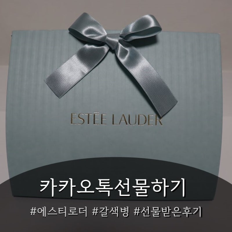 에스티로더 갈색병 카카오선물하기, 직접 받아본 포장·구성 후기