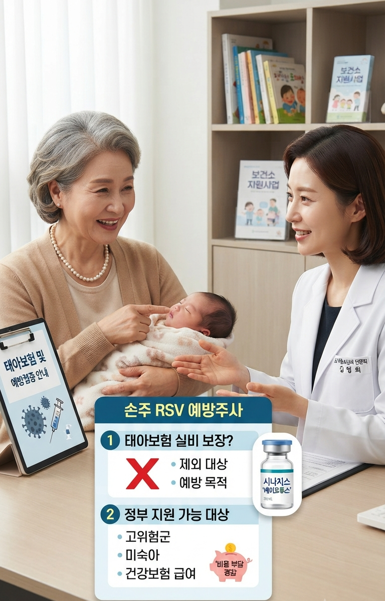 태아보험으로 RSV 예방주사 보장될까? 비용부터 정부 지원, 실비 청구 기준