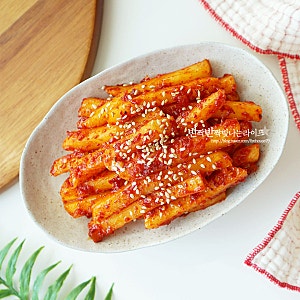 보쌈 무김치 만들기 보쌈김치 레시피 꼬들꼬들하게