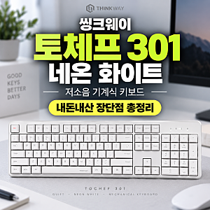 씽크웨이 키보드 토체프 301 장단점 추천 선택 이유( + 블루투스 저소음 유무선 기계식 )