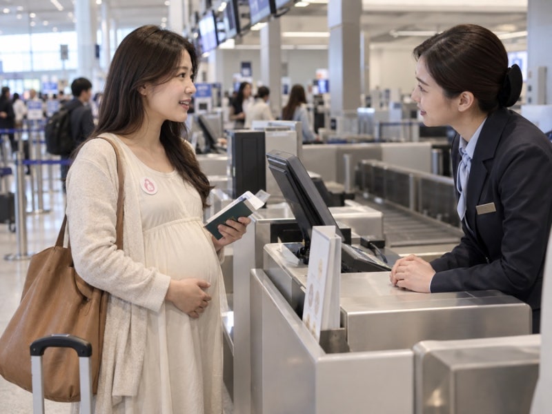임산부 인천공항 혜택 총정리 및 진에어 이용 후기