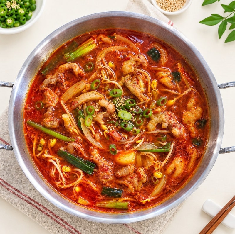 국물닭발 레시피! "혼술 안주 고민일때?" 간단 술안주 만들기