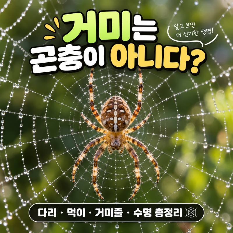 스파이더맨 보기 전에 알아두면 좋을텐데, 거미에 관한 상식