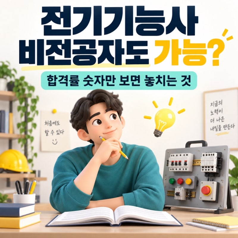 전기기능사, 비전공자도 응시 가능… 그런데 ‘합격률 30%’만 보면 놓치는 것