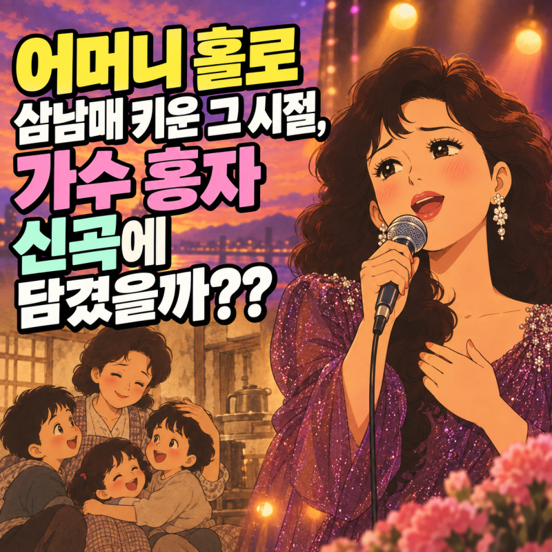 어머니 홀로 삼남매 키운 그 시절, 가수 홍자 신곡에 담겼을까??