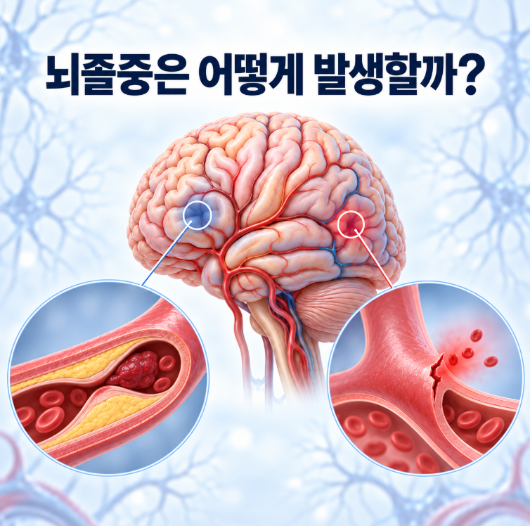 뇌졸중의 발생 기전과 주요 의학용어 정리