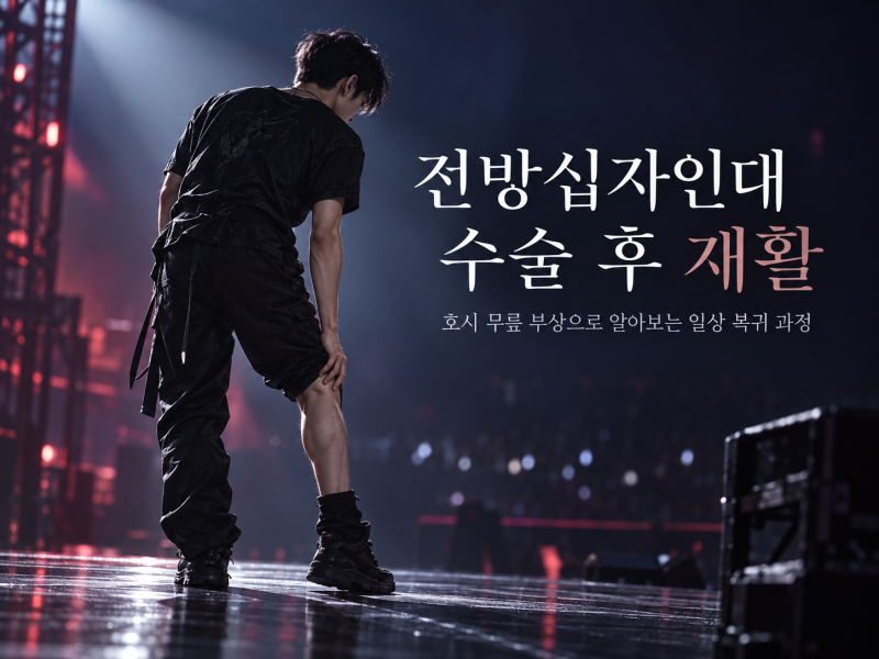 무릎 십자인대가 끊어지면?｜세븐틴 호시 부상으로 알아보는 수술 후 재활 과정