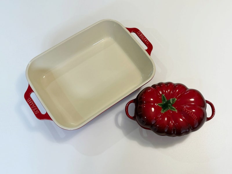 오븐용기로 딱 좋은 "스타우브 세라믹 그라탕디쉬 27cm 체리" 후기