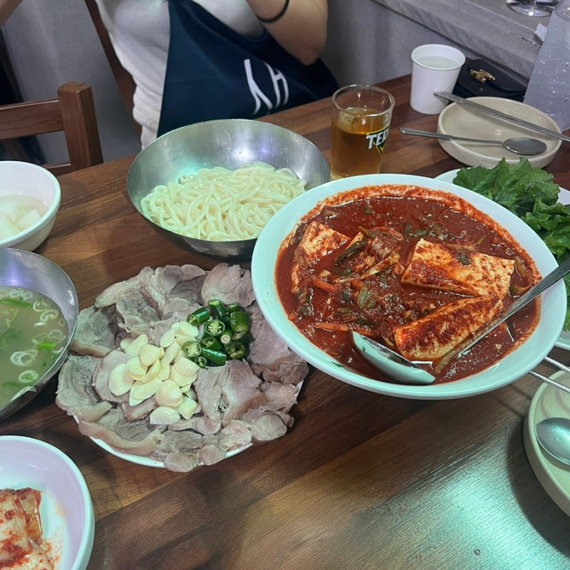 [대전] 대전 맛집 광천식당 후기, 광천식당 토요일 웨이팅, 광천식당 두부두루치기 수육