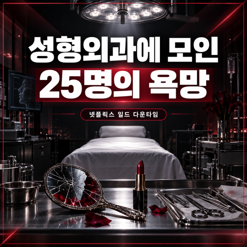 성형외과에 모인 25명의 욕망, 넷플릭스 일드 다운타임 뜻·몇부작·출연진·줄거리