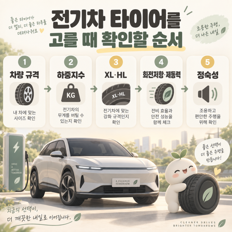 전기차 전용 타이어와 일반 타이어 차이, 꼭 EV 타이어를 써야 할까?